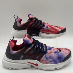 Mens Size 12 Nike Air Presto Tie-Dye Red White Athletic Sneakers CT3550 501 NEW